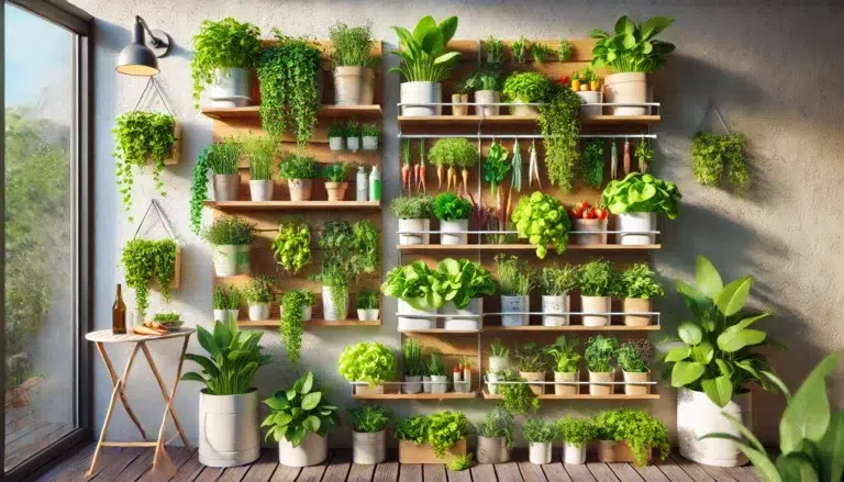 Projetos de Paisagismo para Jardins Pequenos Horta Vertical para Espaços Reduzidos

