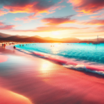 As praias de areia rosa de Elafonissi, Grécia