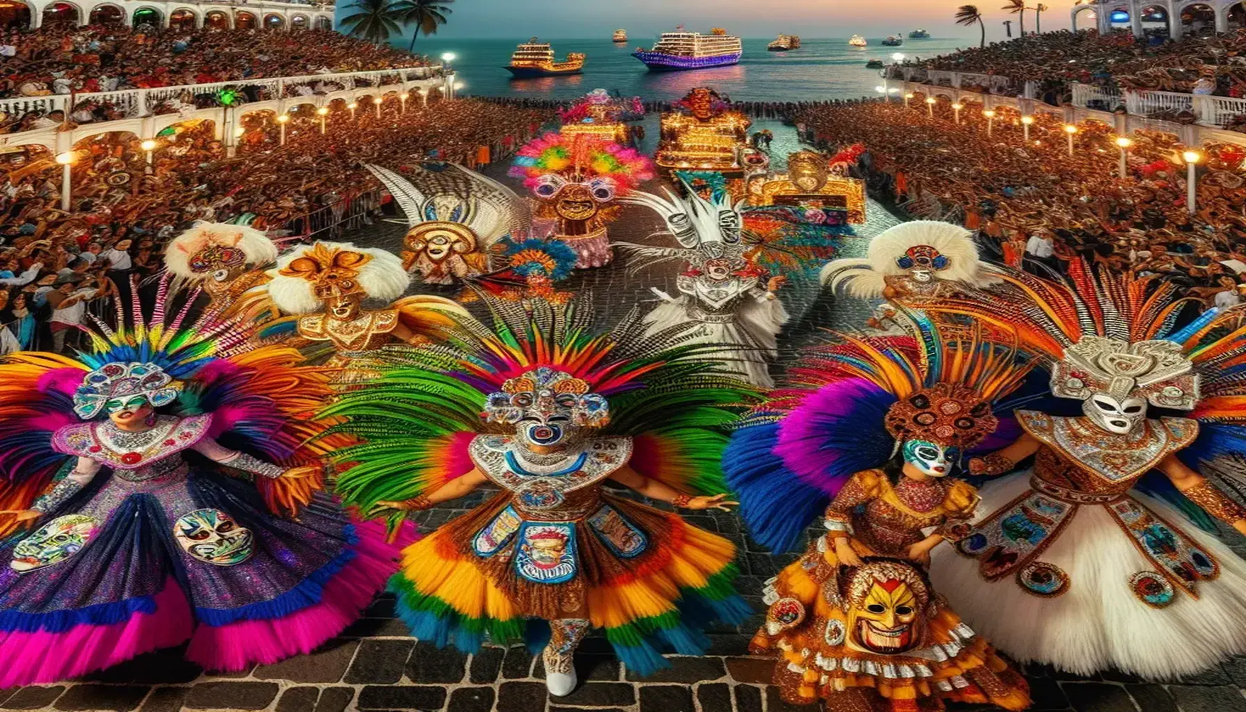 O exótico Carnaval de Veracruz, México