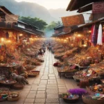 O exótico mercado de rua de Luang Prabang, Laos