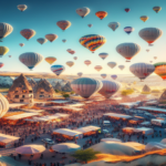 O festival de balões de Capadócia, Turquia