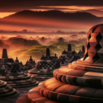 Os misteriosos templos de Borobudur, Indonésia