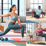 Exercícios físicos caseiros para manter a forma 