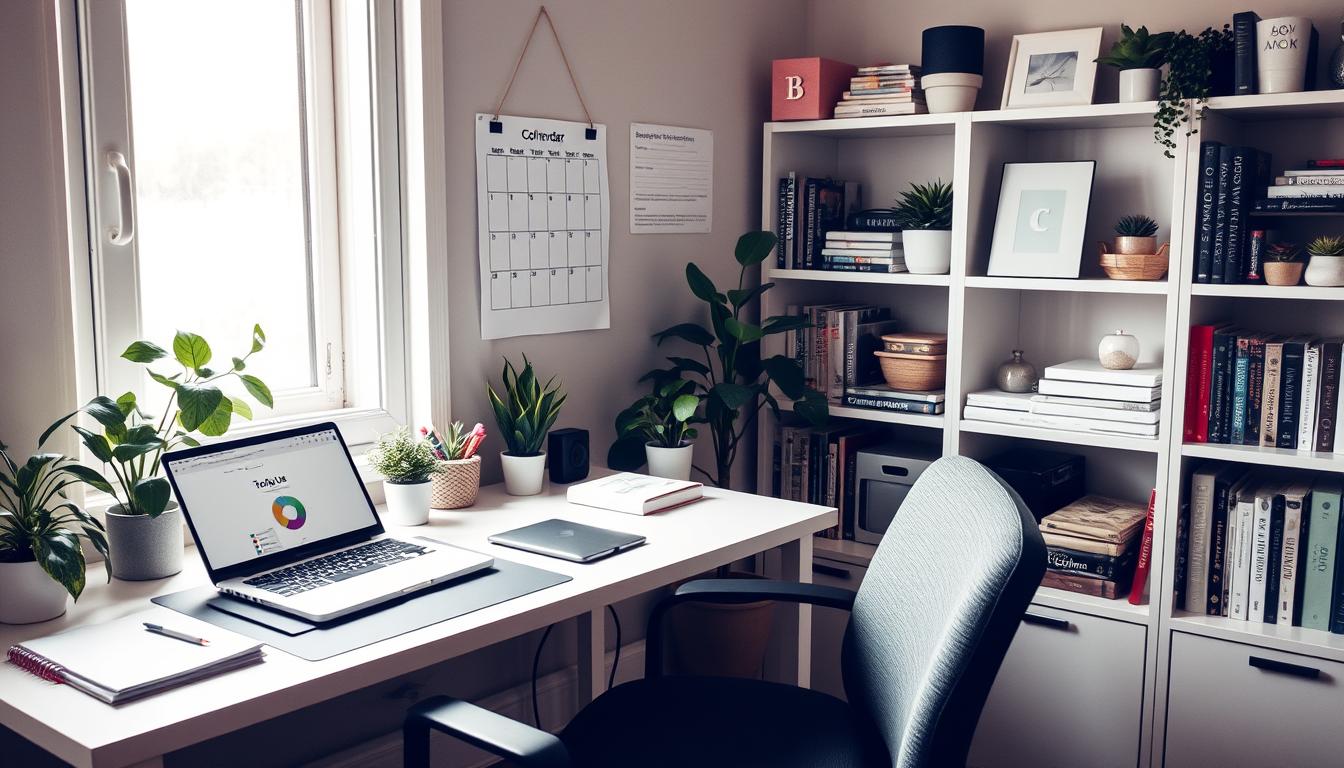 organização do trabalho em casa